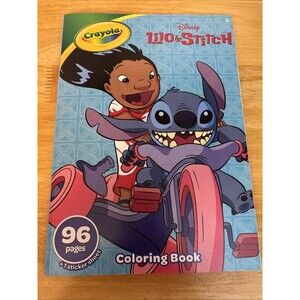 Crayola 96pg Coloring Book w/Sticker Sheet, Lilo & Stitch
